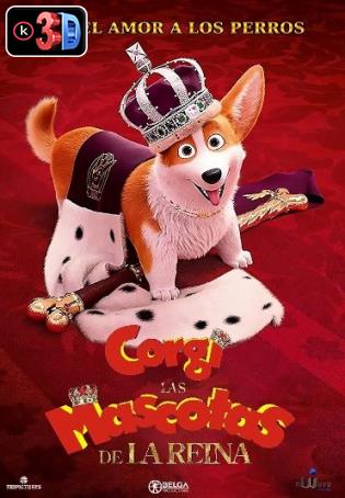 Corgi las mascotas de la reina (3D)