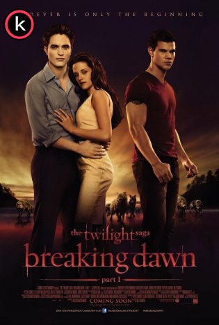 La saga crepusculo Amanecer parte 1 (DVDrip)