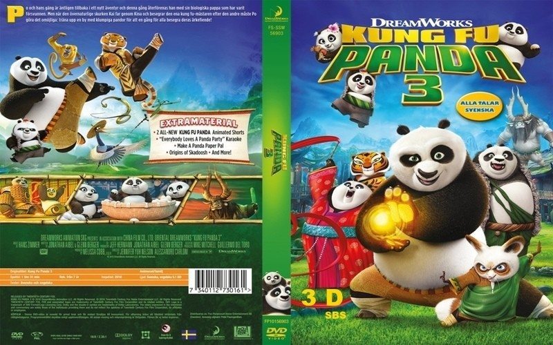 Kung Fu Panda 3 - swe retail DVD